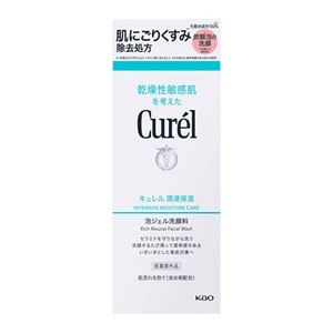 キュレル泡ジェル洗顔料200gの外箱正面
